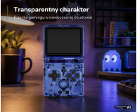 Anbernic RG35XXSP niebieski transparentny - 1596361 - zdjęcie 7